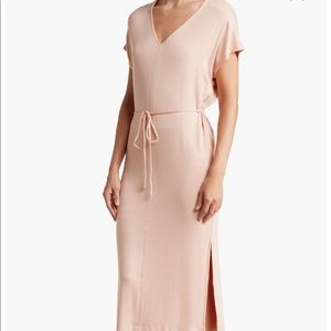 NWT Vince V Neck Dress in Lily Blush